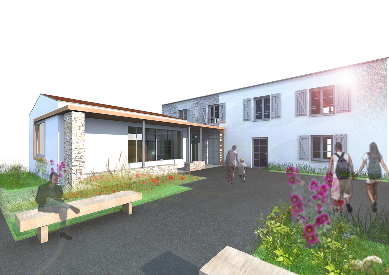 1 Couv Vue exterieure Entree