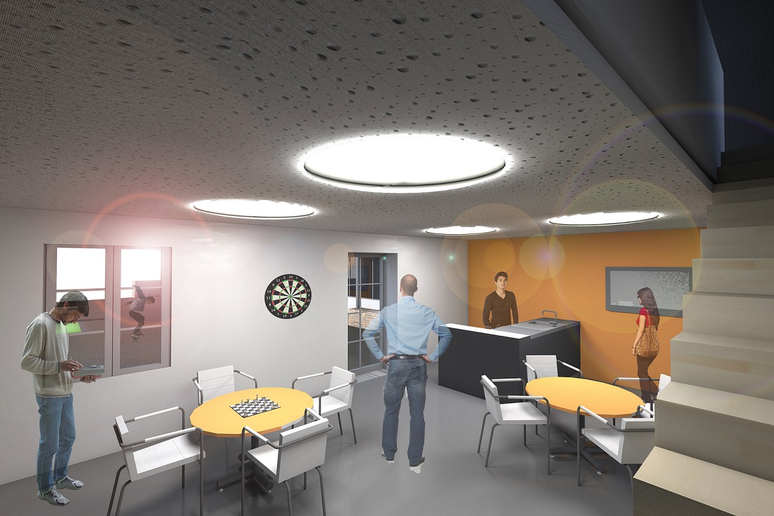 4 Vue interieure Salle des jeunes Rendu